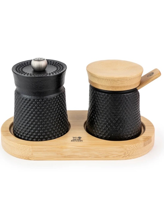 Peugeot Other - Peigeot Bali Cast Iron Black Pepper Mill & Salt Cellar